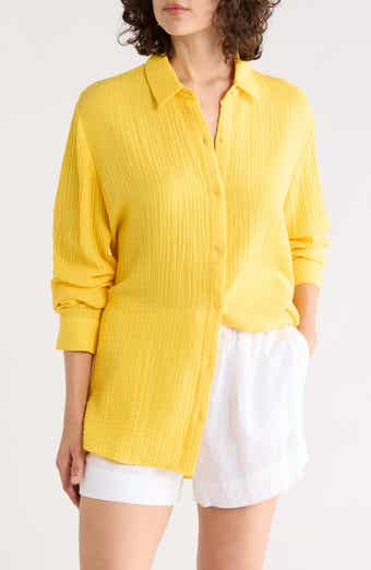 Classic Collar Button-Up Shirt