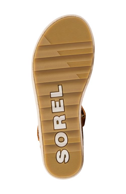 Sorel Cameron Flatform Sandal In Canyon Gold/gum