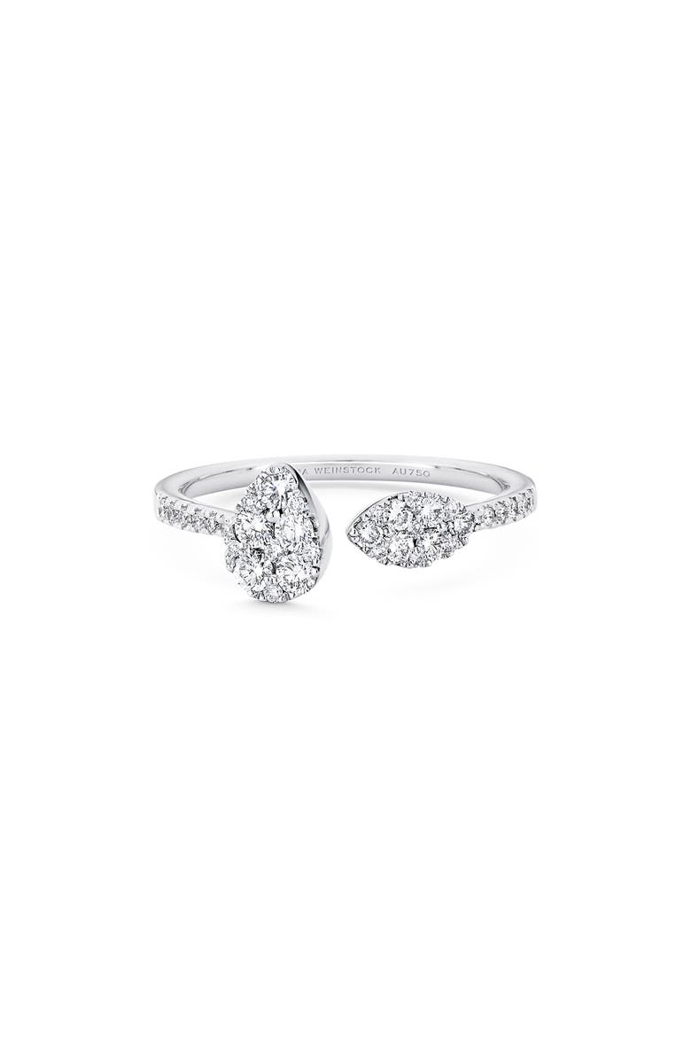 Sara Weinstock Reverie Pavé Pear & Marquise Diamond Ring, Main, color, 