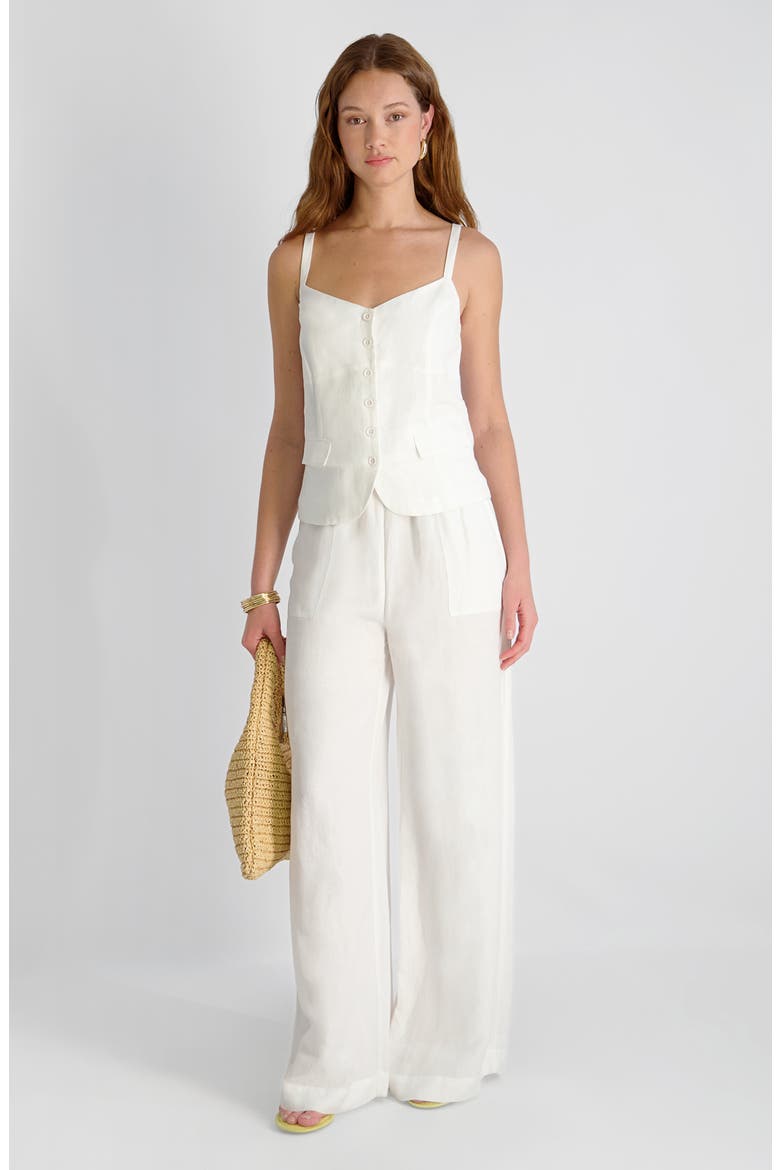 Cooper Tailored Camisole, Alternate, color, SUMMER WHITE