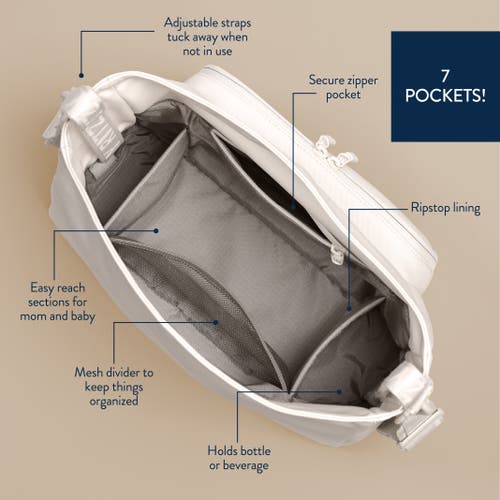 Itzy Ritzy Belong Cargo Caddy In White