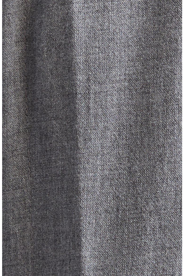 Fluid Pleated Trousers, Alternate, color, MID GREY MELANGE