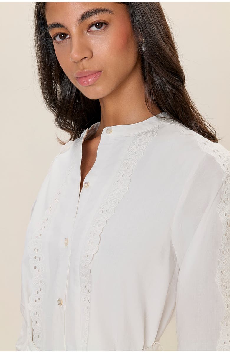 Rebecca Taylor Lorelai Tunic Dress, Alternate, color, Ivory