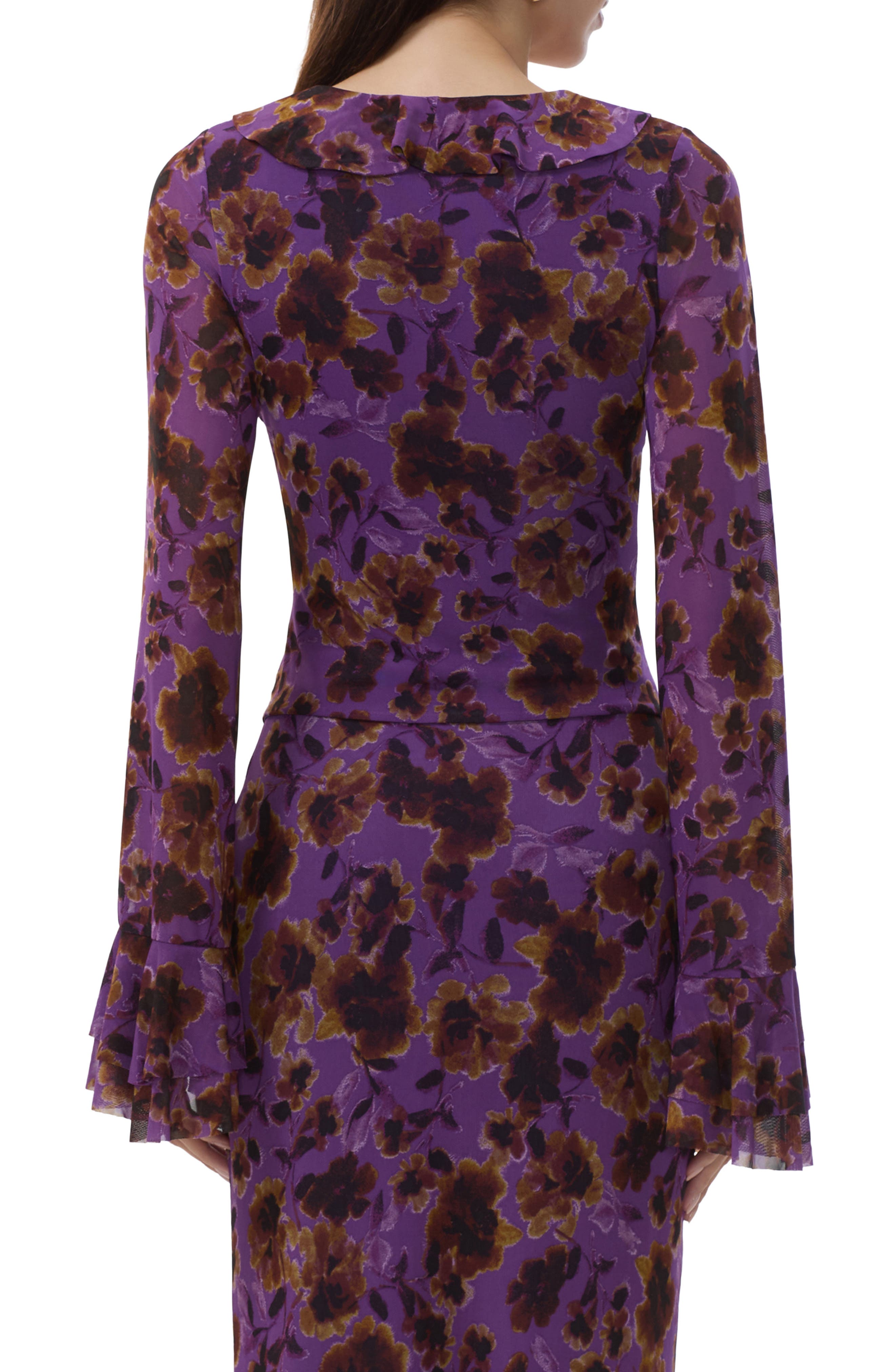 Cadence Floral Ruffle Top - image 2