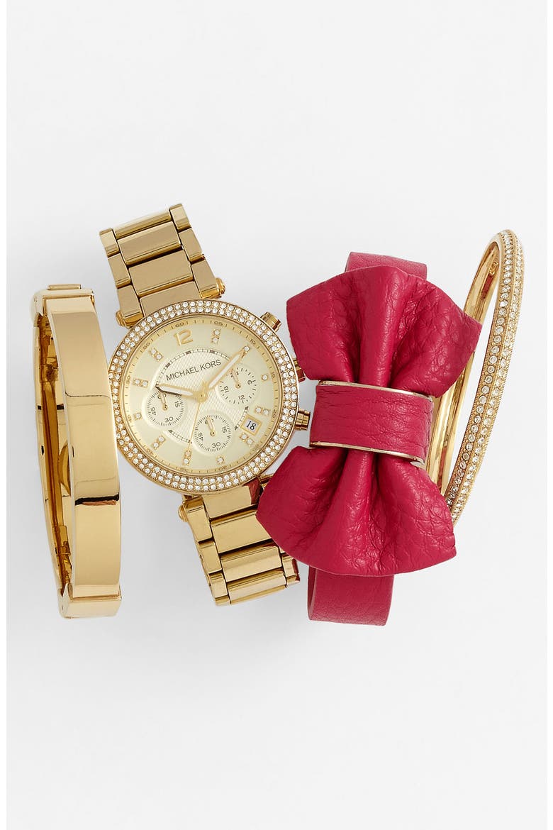 'Parker' Chronograph Bracelet Watch, 39mm, Alternate, color, GOLD