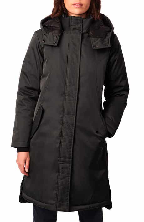 Bernardo Micro Breathable Water Resistant Recycled Polyester Raincoat