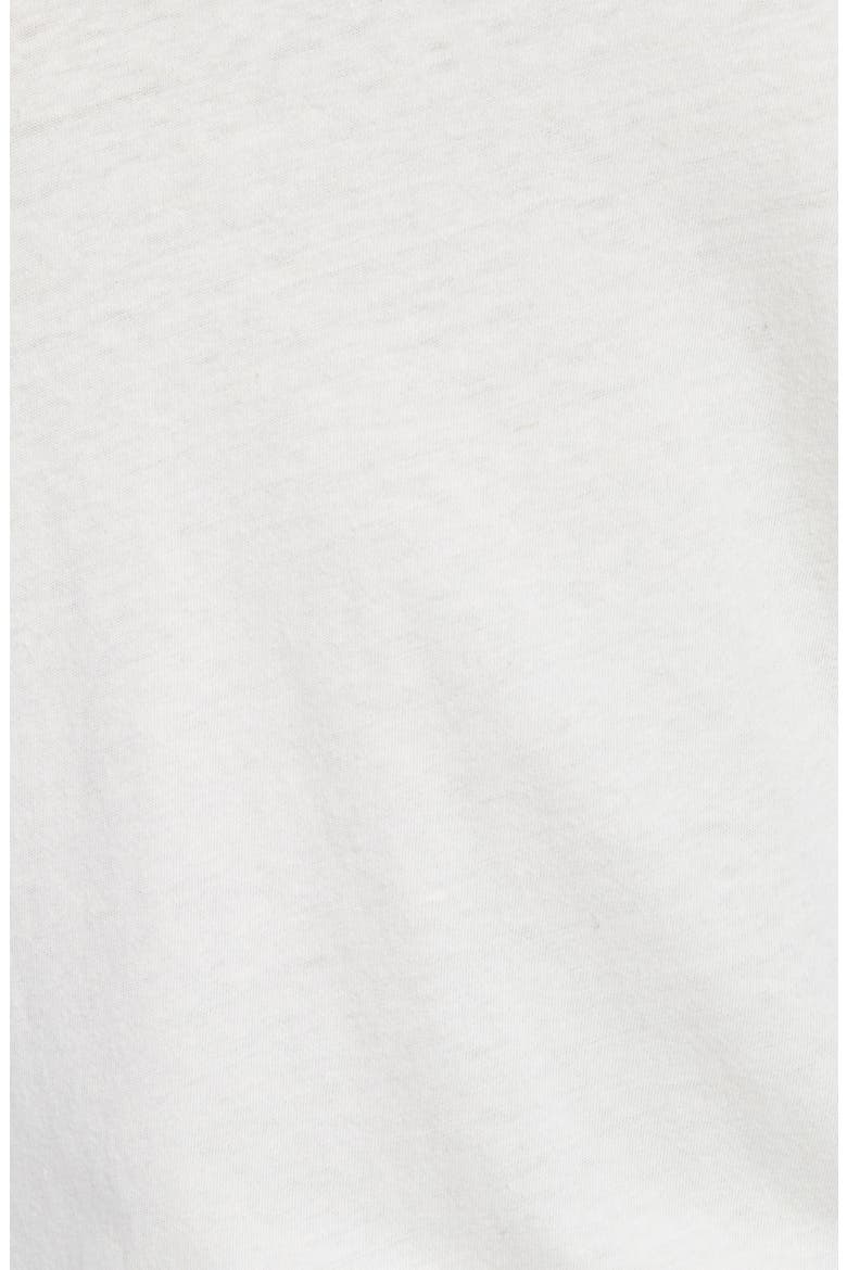 Cotton & Linen Baseball T-Shirt, Alternate, color, NATURAL