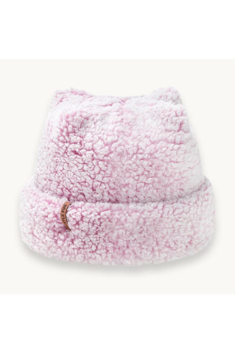 Quad Four Point Fleece Hat, Main, color, Dusty Rose