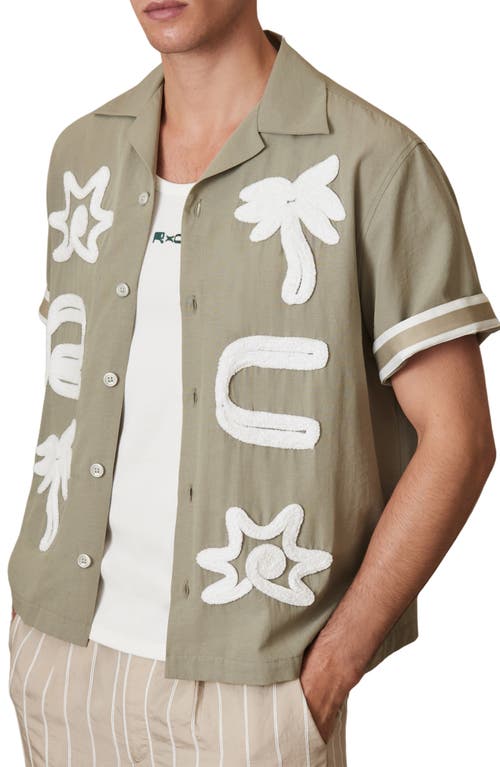 Reiss Che Palco Embroidered Camp Shirt