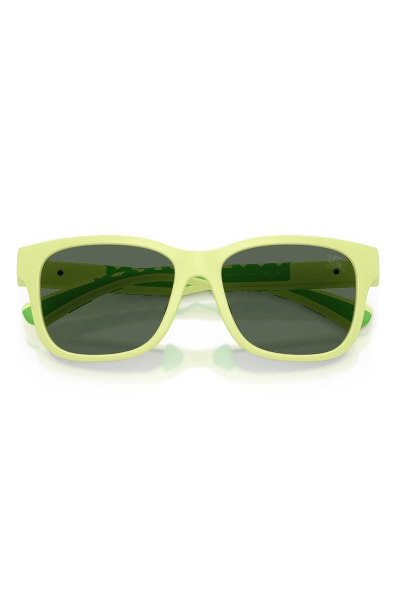 Burberry Kids' 50mm Square Sunglasses, Alternate, color, Mette Green / Dark Green