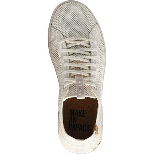 Saola Cannon Knit 2.0 Shoe In White