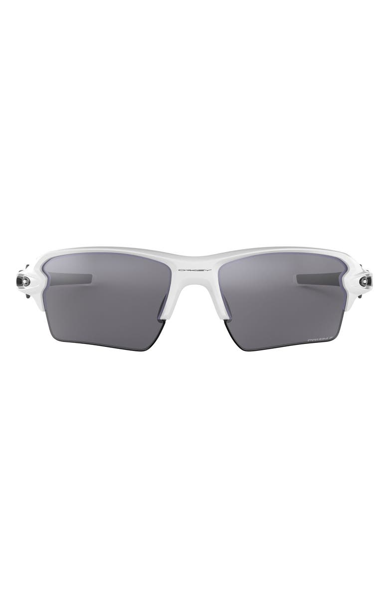 Oakley Flak 2.0 XL 59mm Polarized Sunglasses, Main, color, White