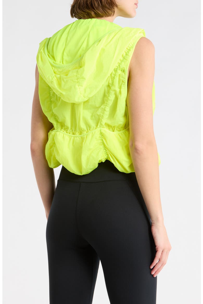 Light Packer Hike Hooded Vest, Alternate, color, HIGHLIGHTER YELLOW