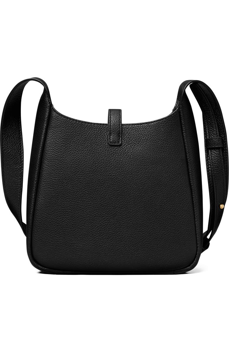 Tory Burch Miller Swing Leather Crossbody Bag, Alternate, color, Black