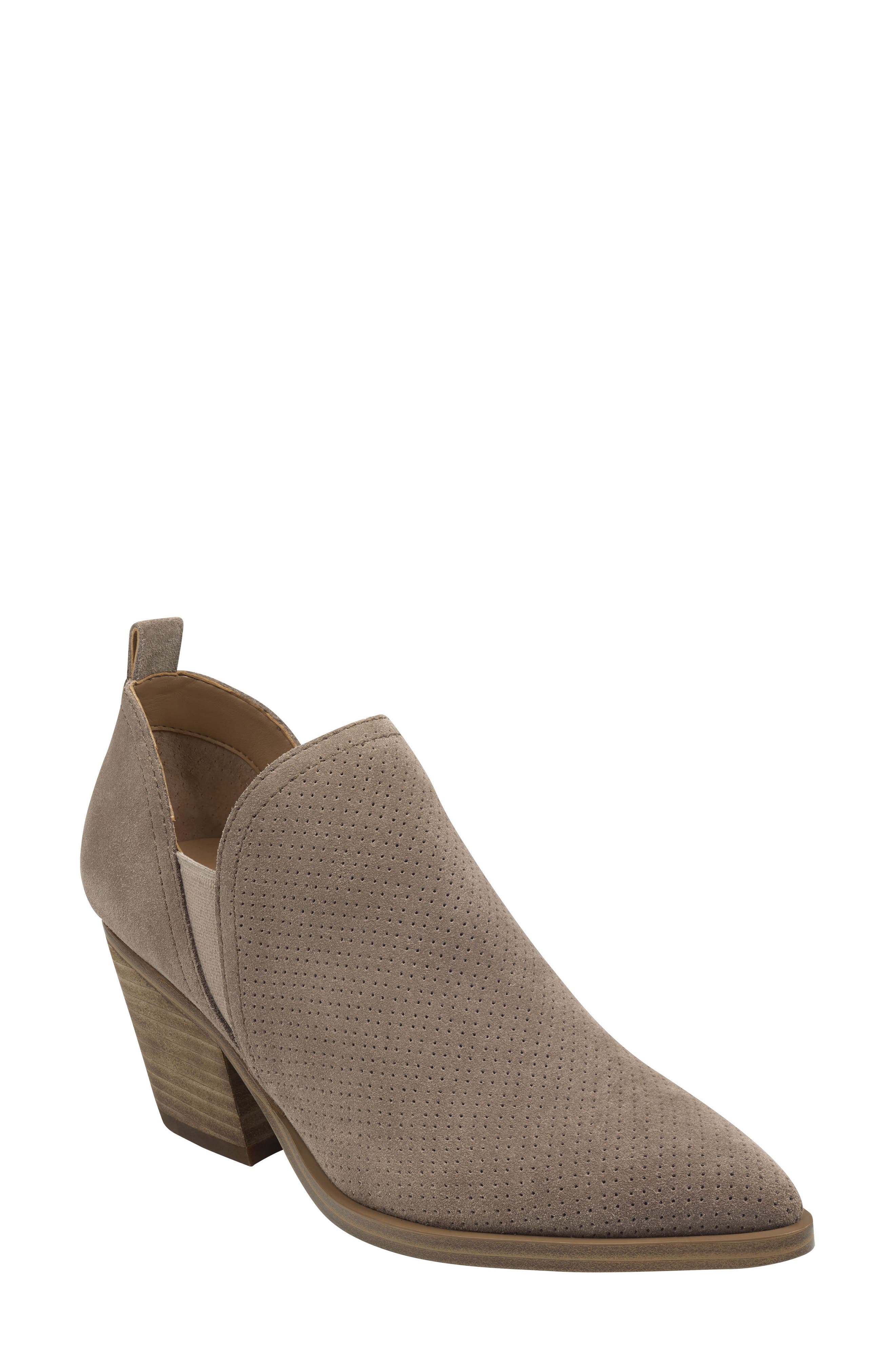 Marc Fisher LTD Dalar Bootie, Main, color, Taupe Suede
