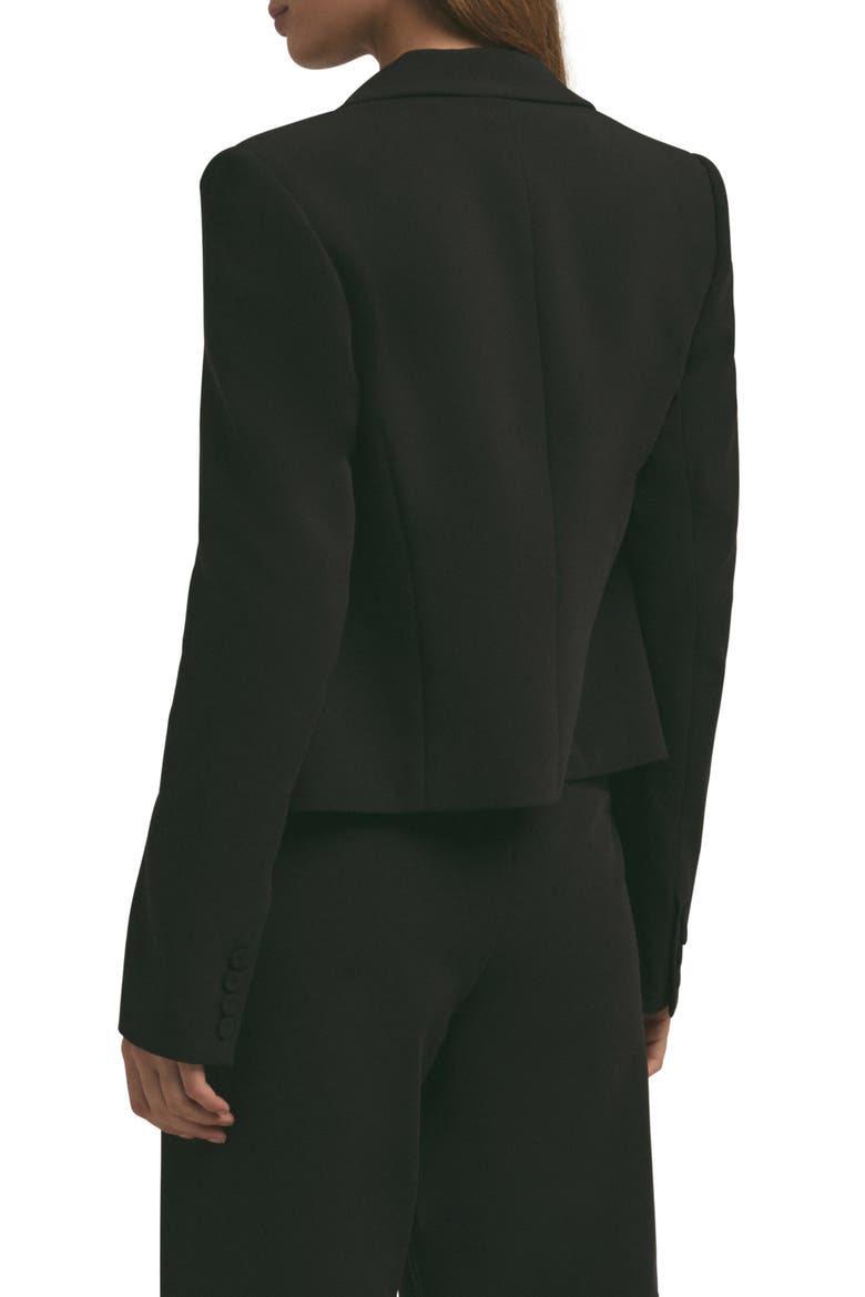 The Short Favorite Blazer, Alternate, color, BLACK