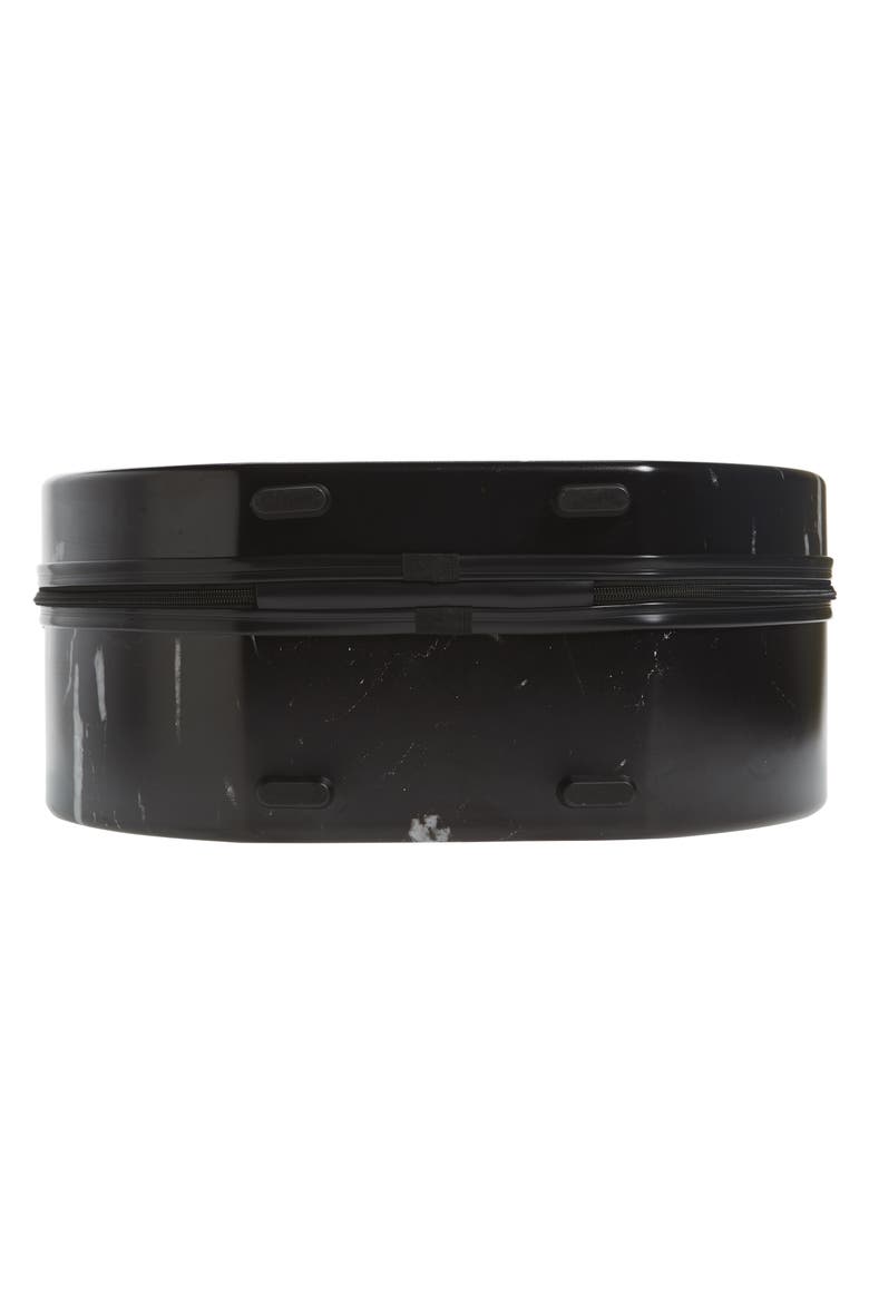 Baye Large Hardcase Hat Box, Alternate, color, MIDNIGHT MARBLE