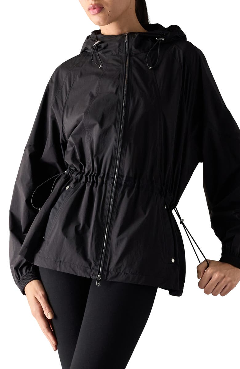 Moose Knuckles Skyline 3Q Hooded Jacket, Main, color, Black