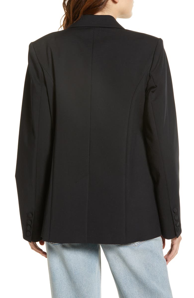 Good American Unisex Blazer, Alternate, color,