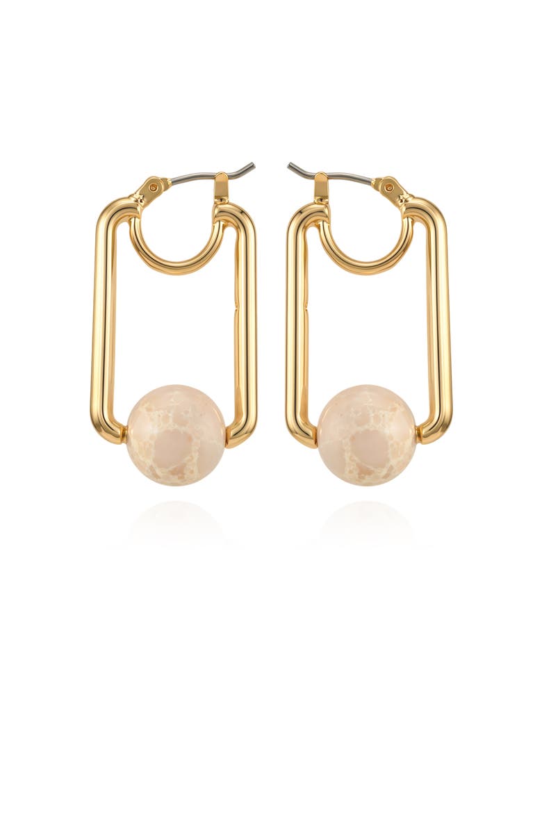 Gold-Tone Serpentine Drop Earrings, Main, color, Gold