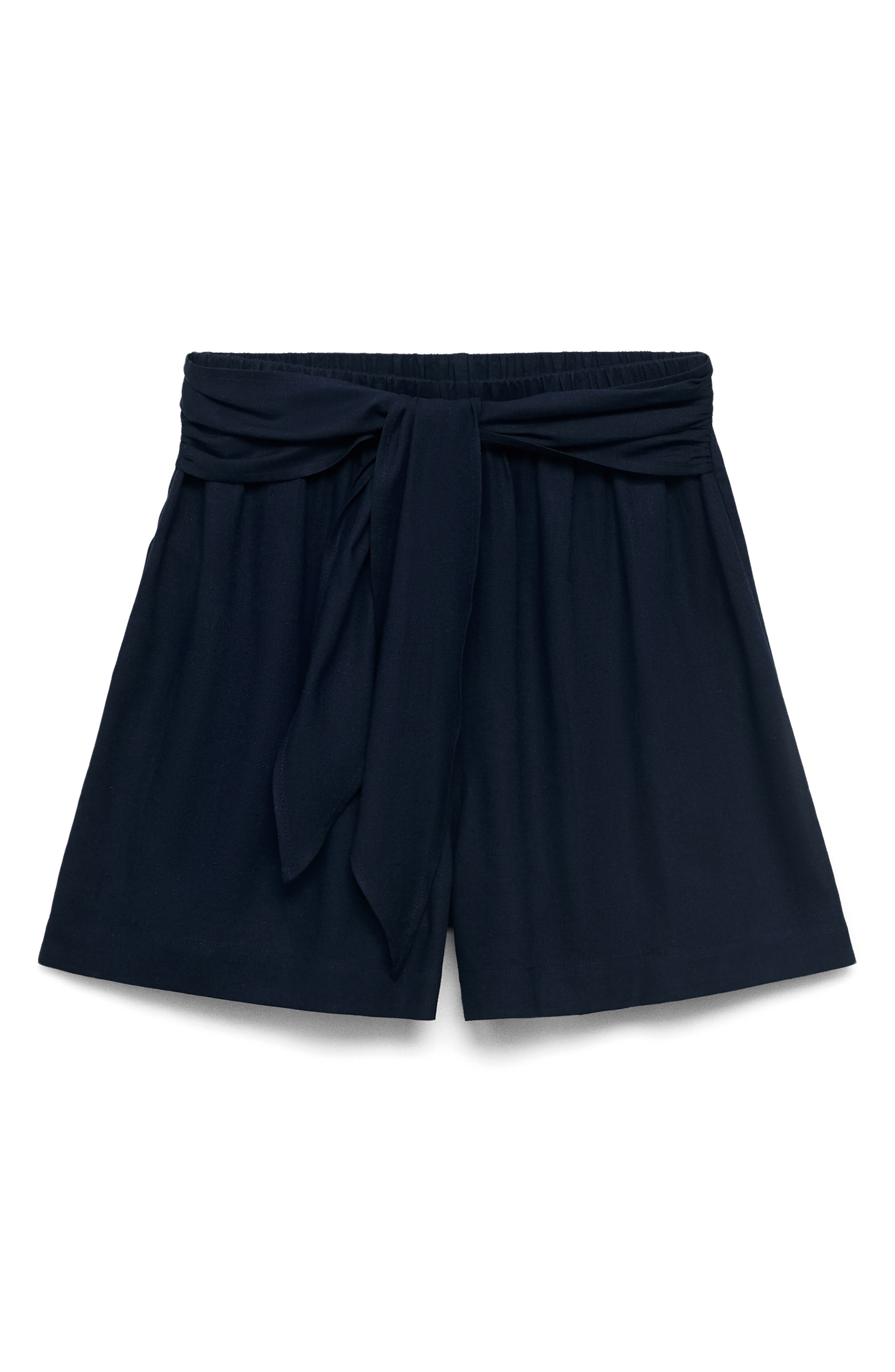 Bow Pleated Shorts - image 2
