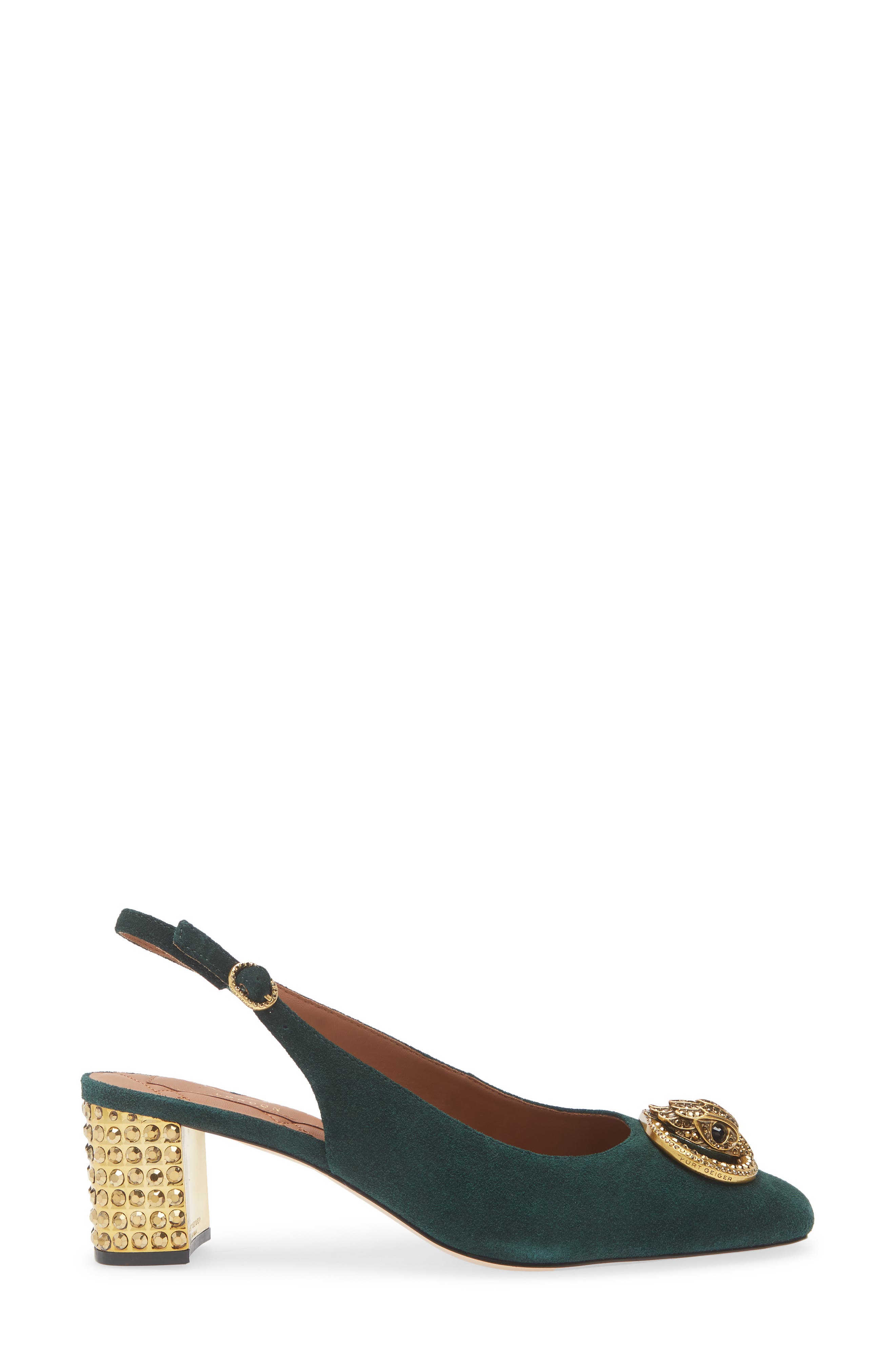 Chelsea Slingback Pump, Alternate, color, GREEN