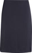 Jil Sander Fluid Sablé Virgin Wool A-Line Skirt
