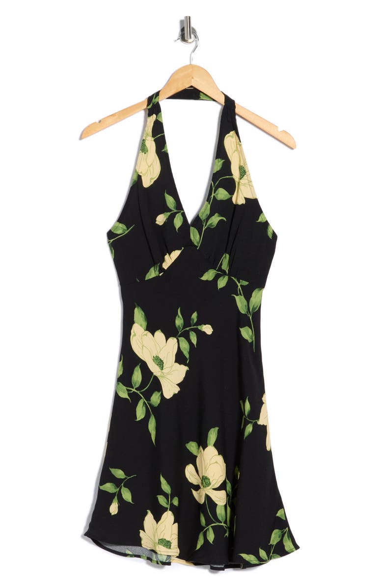 EDIT by JASON WU A-Line Halter Dress, Main, color, Midnight Garden
