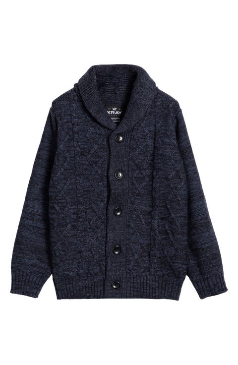 Kids' Cable Knit Cardigan (Big Kid)