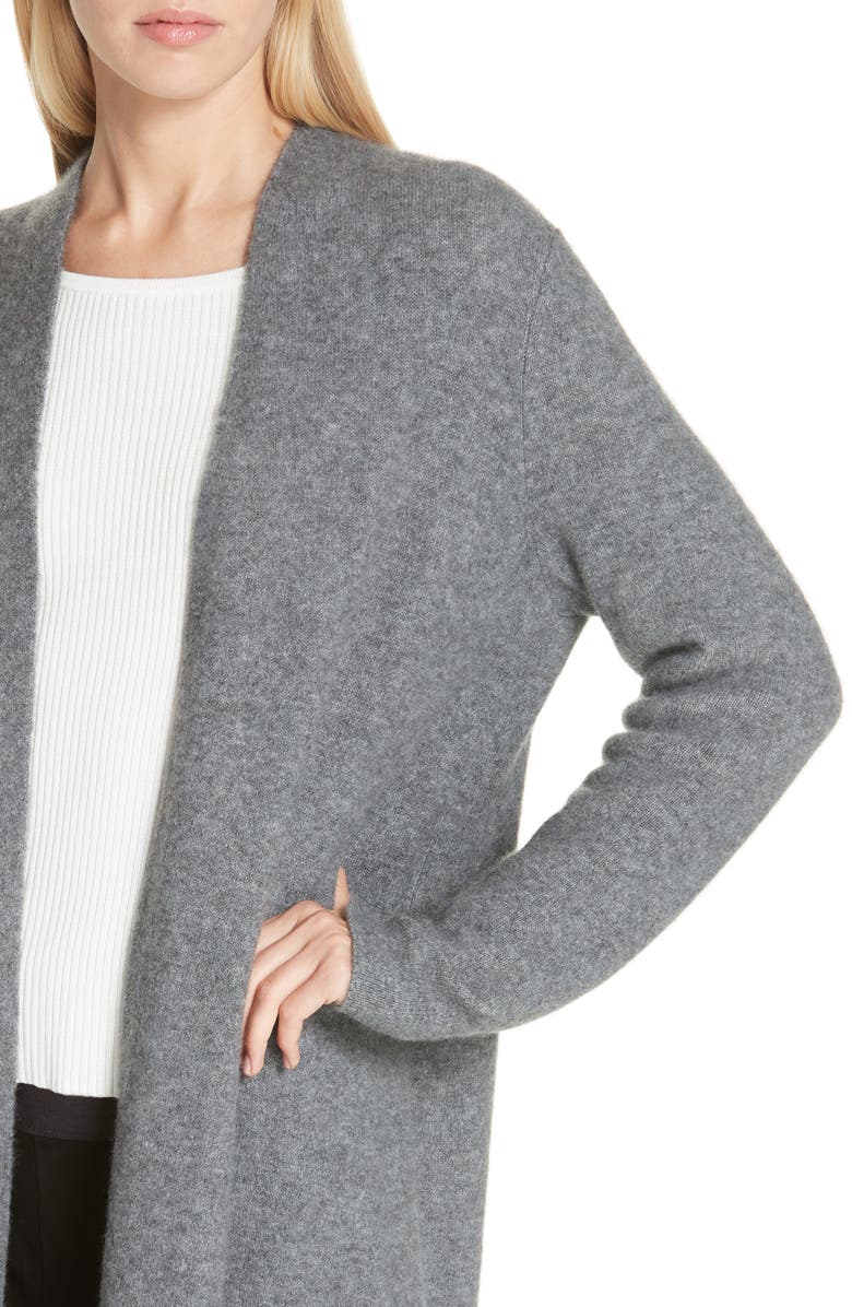 Eileen Fisher Cashmere & Silk Blend Open Cardigan, Alternate, color,
