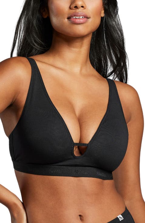 Organic Cotton Plunge Foam Bra