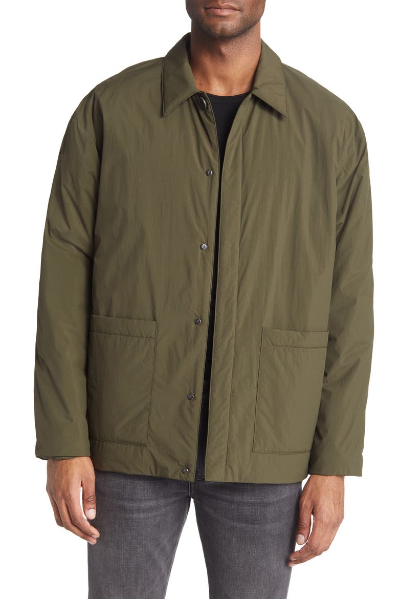 Puffy Workwear Jacket, Main, color, MILITARY GREEN
