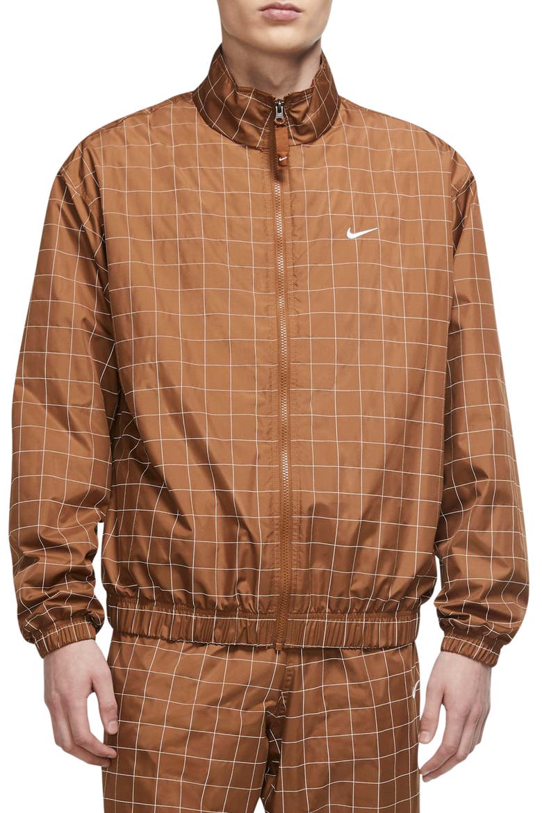 NikeLab Flash Track Jacket, Main, color, LIGHT BRITISH TAN