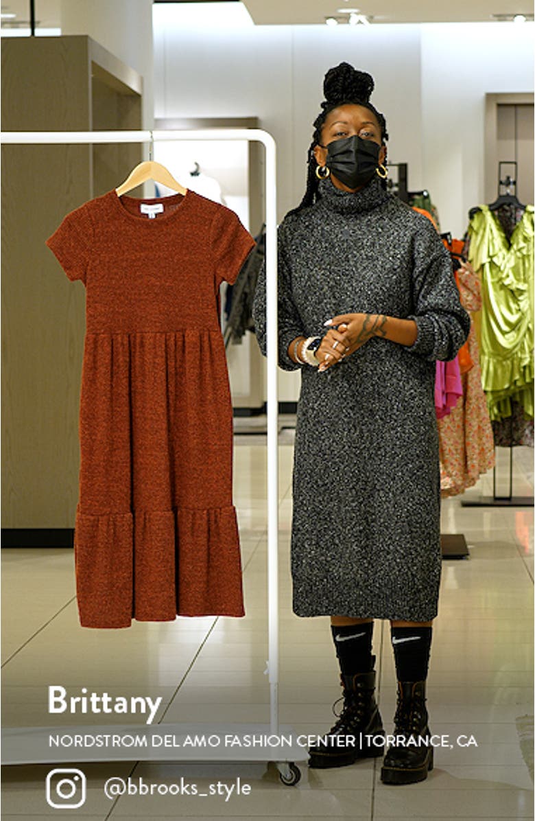 From the Heart Tiered Ruffle Knit Dress, sales video thumbnail