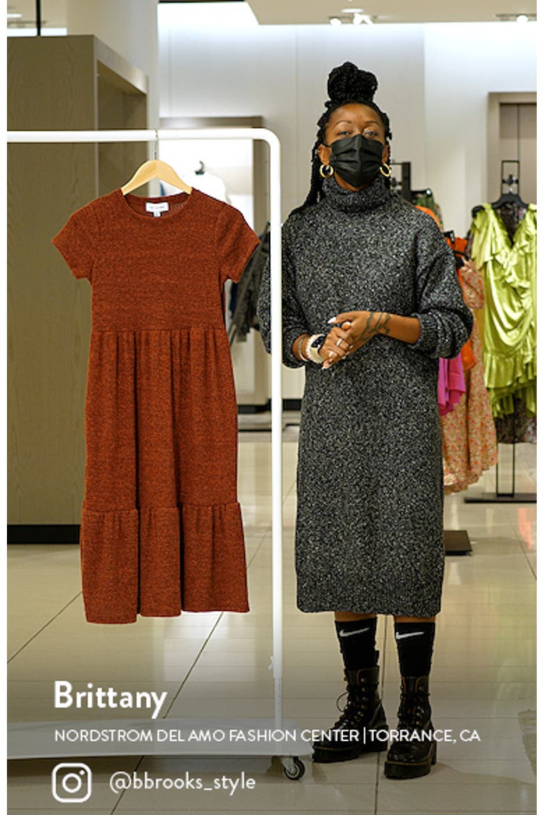 From the Heart Tiered Ruffle Knit Dress video