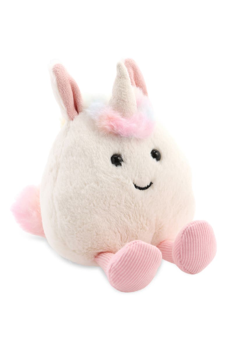 Jellycat Amuseabean Unicorn Plush Toy, Main, color, 