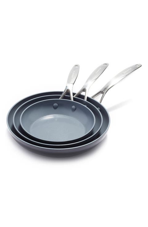 Valencia Pro Set of 3 Ceramic Nonstick Fry Pans