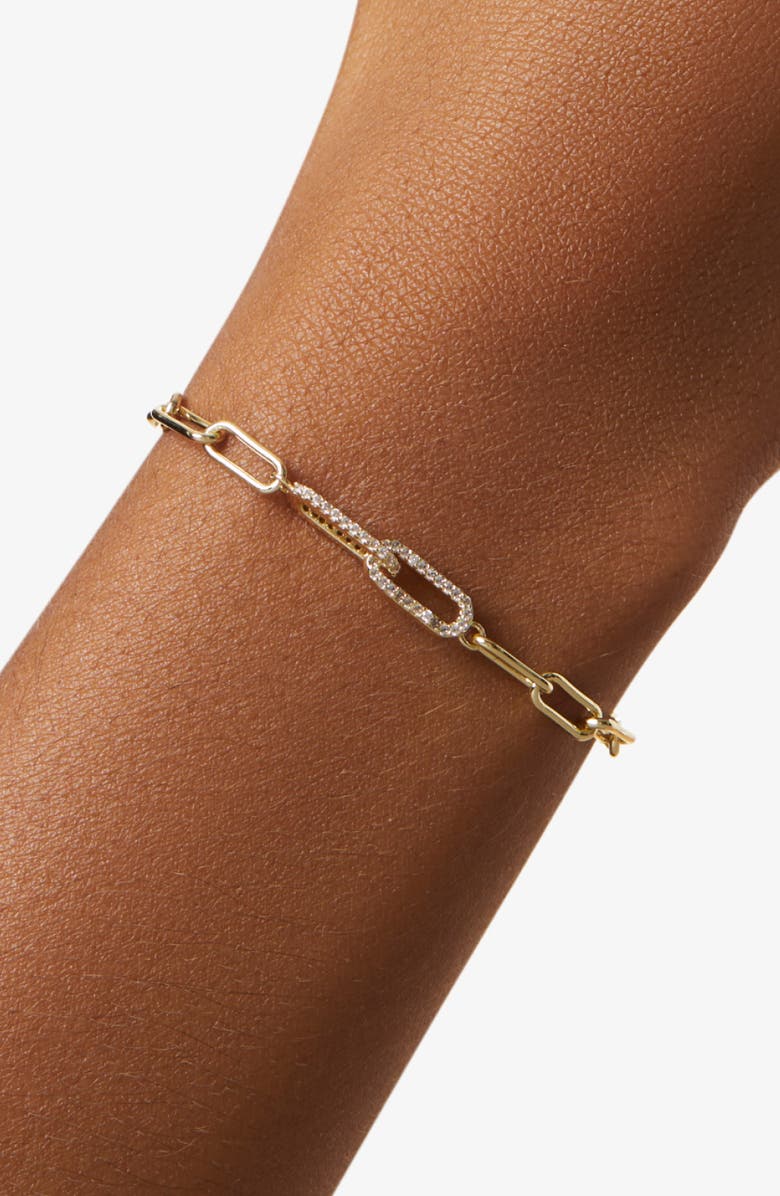 Ana Luisa Paperclip Bracelet - Souryaz Bracelet, Alternate, color, Gold