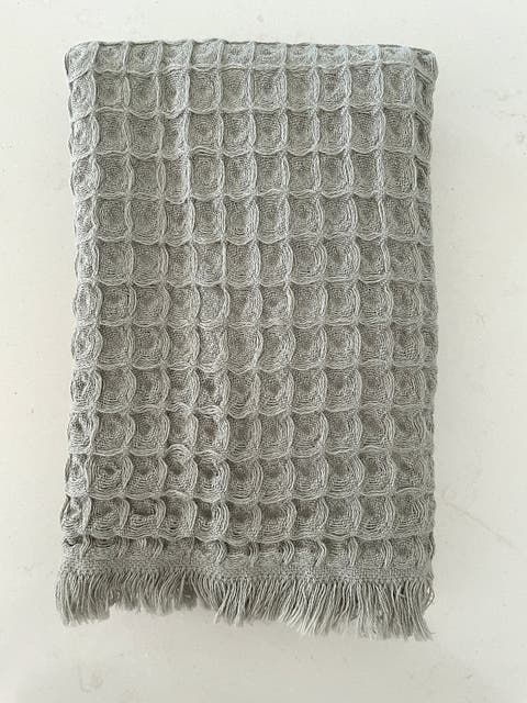 Turkish Cotton Waffle Hand Towel - Set of 2