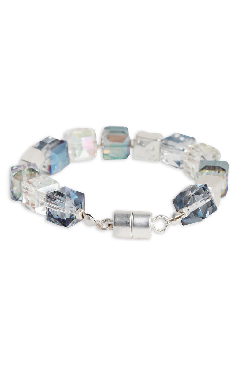SAACHI Cube Beaded Bracelet, Alternate, color, Blue