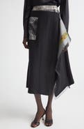Jason Wu Collection Collage Midi Skirt
