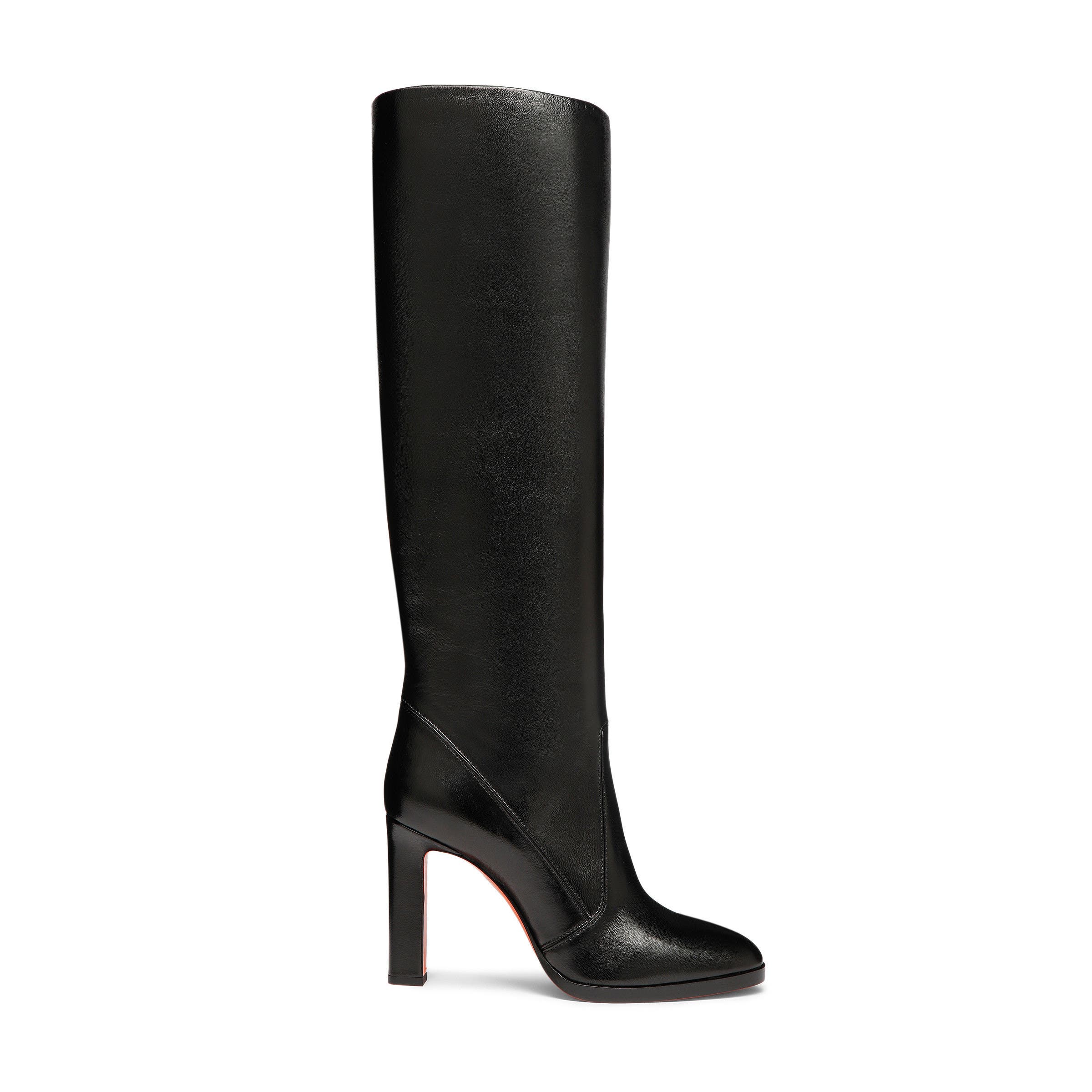 Women's leather high-heel boot - image 2