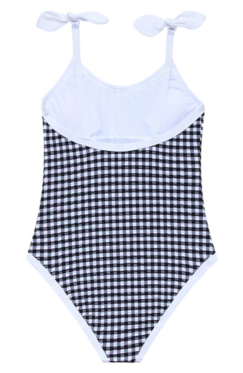 Beach Lingo Kids' Smocked One-Piece Swimsuit, Alternate, color, 