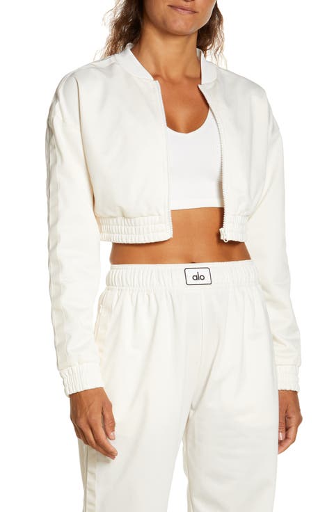Prizewinner Crop Bomber Jacket