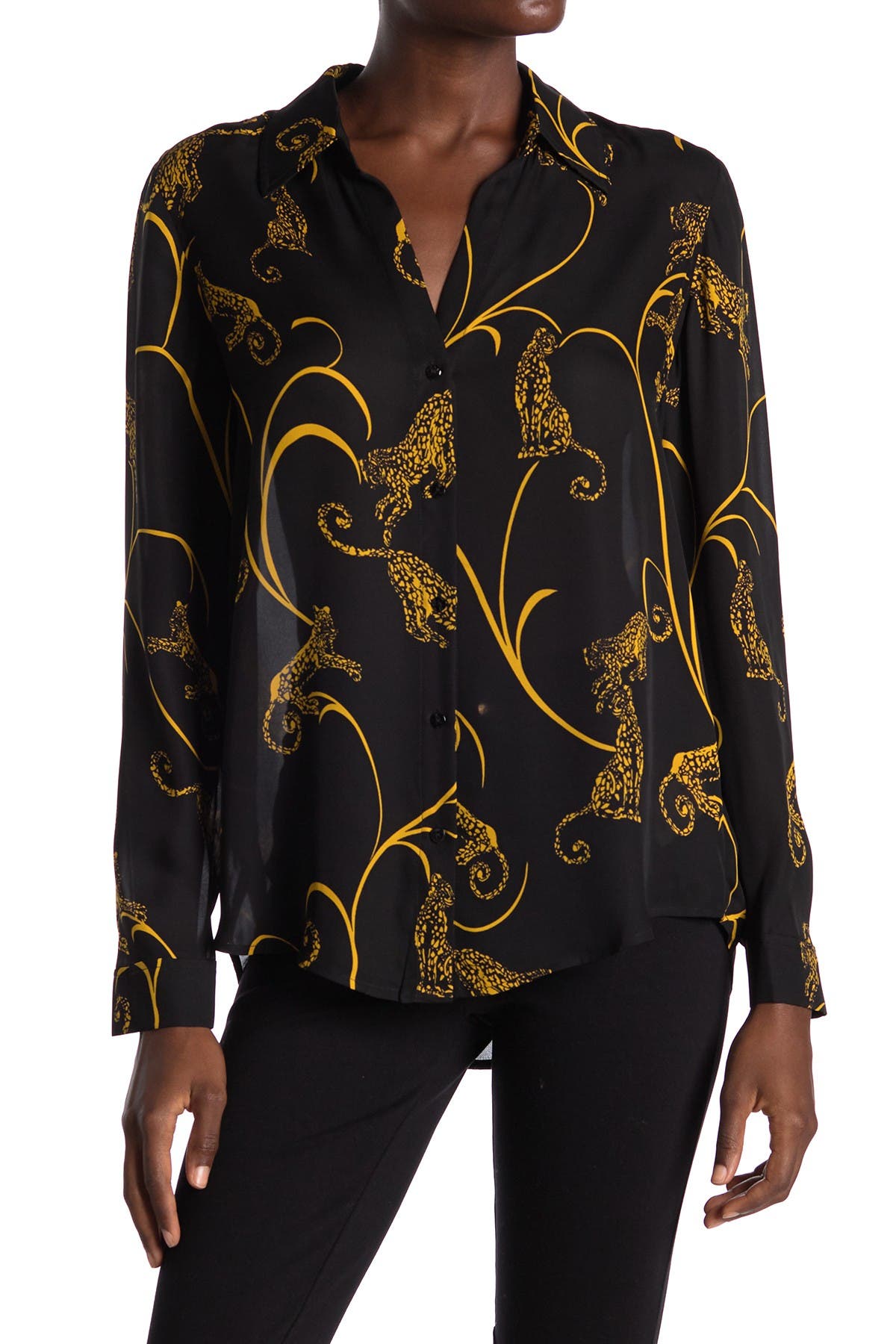 L'AGENCE Nina Silk Blouse (Women) | Nordstromrack