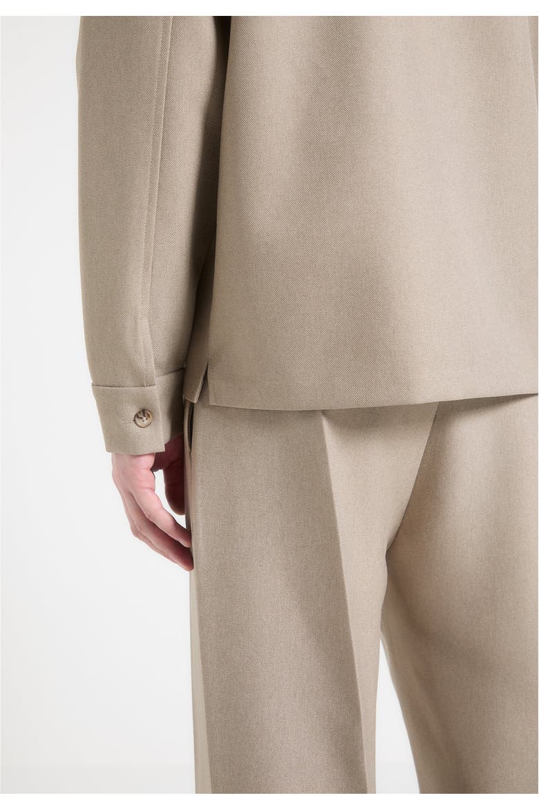 Valentin Tailored Overshirt, Alternate, color, Beige