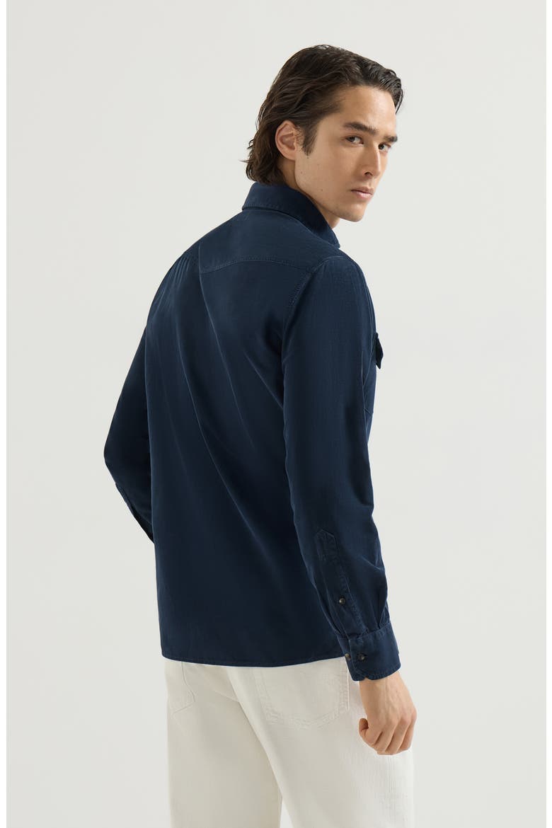 Corduroy shirt, Alternate, color, Blue