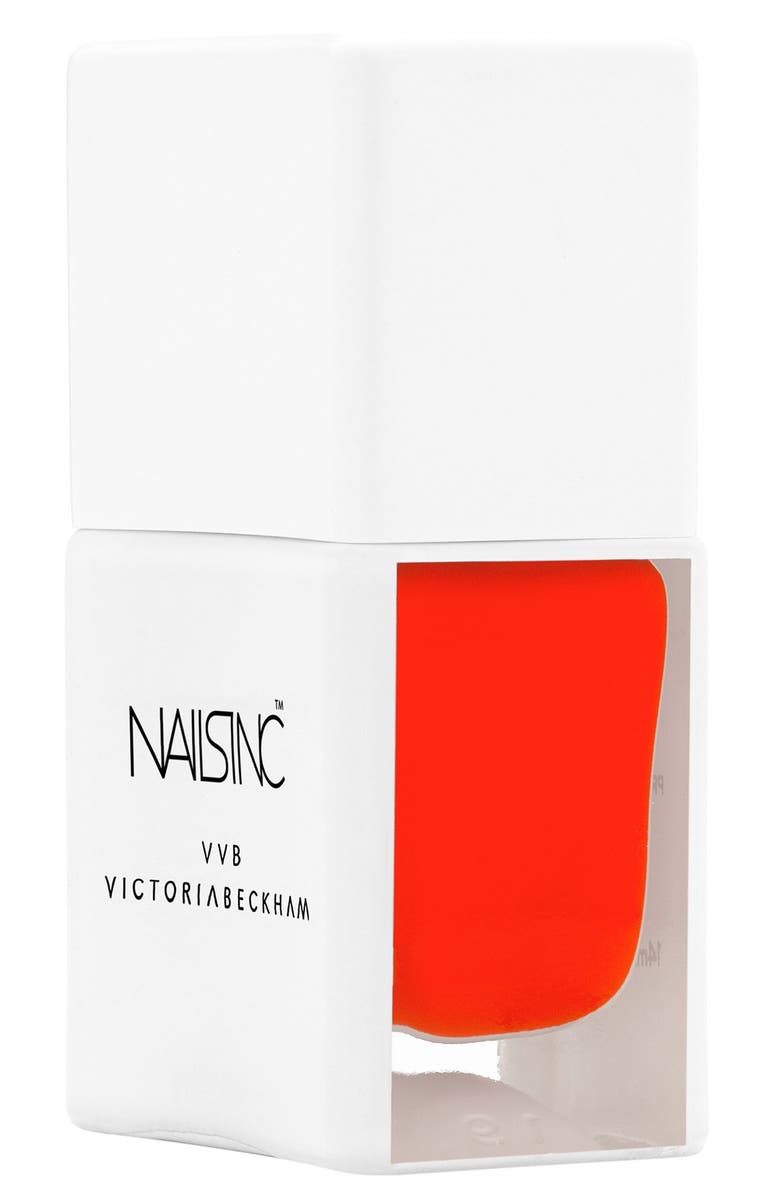 nails inc. London Victoria, Victoria Beckham for nails inc. London 'Judo Red' Nail Polish, Main, color, 