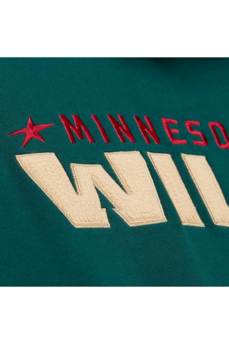 Men's Mitchell & Ness Green Minnesota Wild Team Legacy Hoodie, Alternate, color, Green