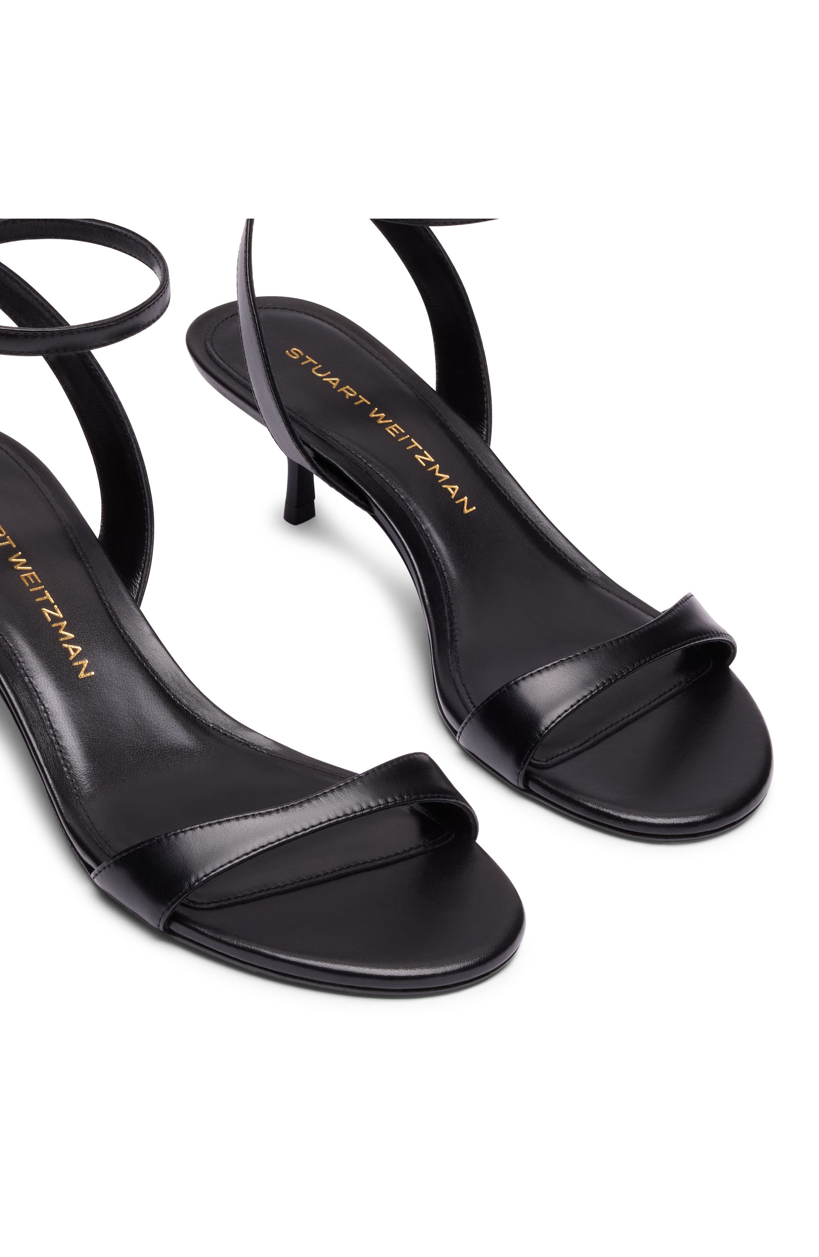 Kellie Ankle Strap Sandal, Alternate, color, BLACK